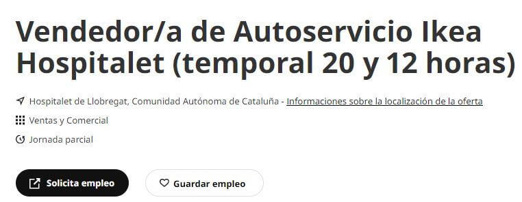 oferta de empleo ikea